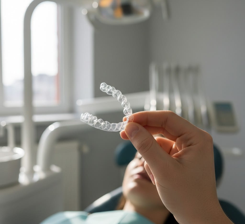 Aparat Invisalign Lublin - nakładki prostujące zęby